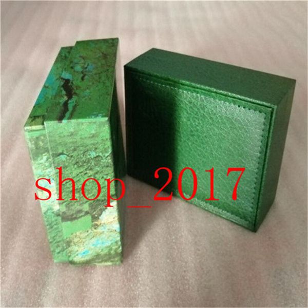 

xx новый роскошный темно-зеленый часы box подарков чехол для rolex часы буклет карты метки и документы на английском языке швейцарские часы, Black;blue