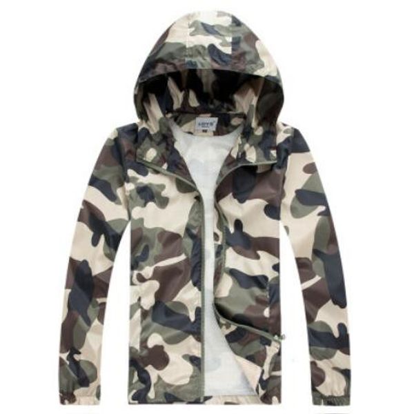 

t china wholesale 5 kinds of style 2020spring summer new european and american men hooded camouflage jacket, Black;brown