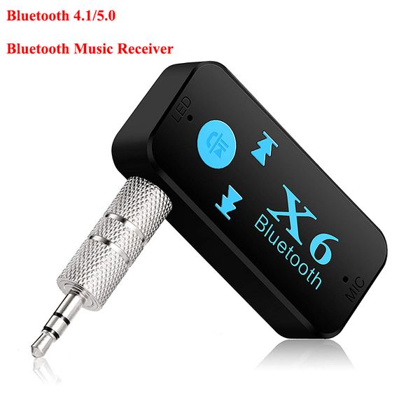 

car aux bluetooth 5.0 adapter wireless 3.5mm 3.5 jack stereo music audio receiver for auto handscar kit speaker headphone