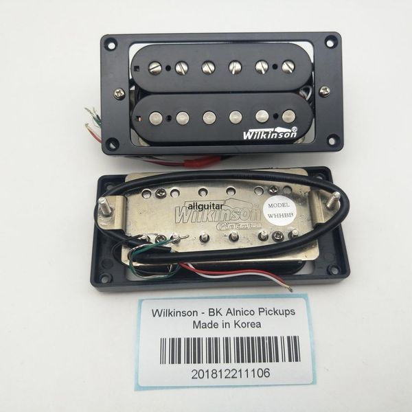 

black alnico humbucker guitar pickups 4c neck and bridge eleciric guitar pickup 1 set