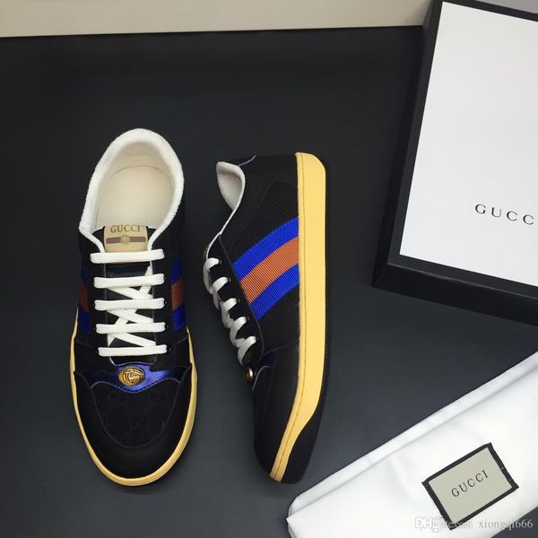 

2020ace bee casual shoes, comfortable wild sneakers, luxury designer with boxaa, Red;white