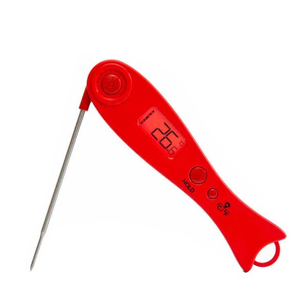 

digital display cooking stainless steel probe backlight home kitchen thermometer