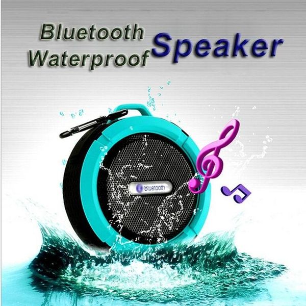 

cgjxsmini c6 ipx7 outdoor sports shower waterproof wireless bluetooth speaker suction cup handsmic voice box for iphone6 plus htc samsu