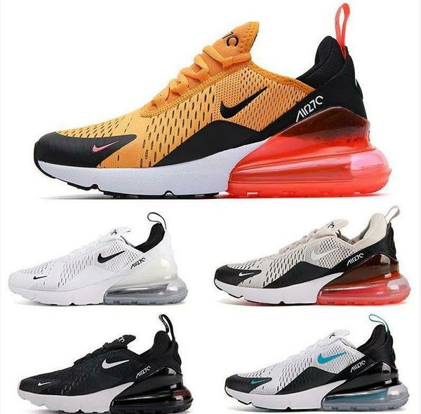 

air bred 270 men women running shoes university red 27c triple black platinum tint p blue 270s sport sneakers