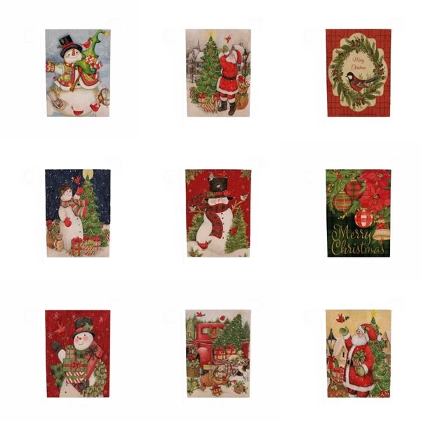 

christmas decoration banner flag party decoration santa snowman parachute flags garlands christmas decor gift#128