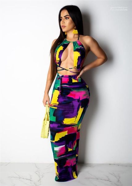 

dresses summer womens serpentine party dresses backleshollow out tie halter female bodycon dresses floral printed holiday ladies sheath, White;black