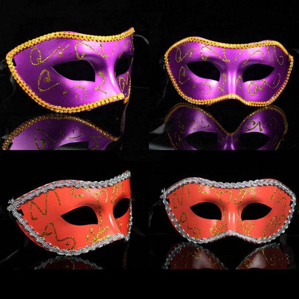 

halloween venetian half face mask masquerade masks costumes party gras adults bh3975 tqq