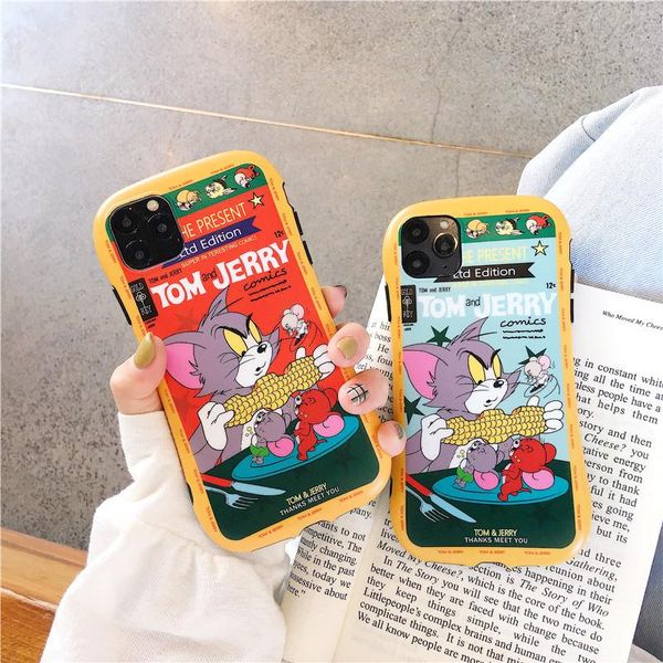 

luxury silicone cartoon white cover designer phone case for iphone 11 pro x xs max xr 7 8 plus fashion brand soft cover funda