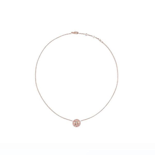 

silver star mountain eight lucky compass necklace 18k gold color white mother of pearl inlaid red temperament collarbone chain wta design