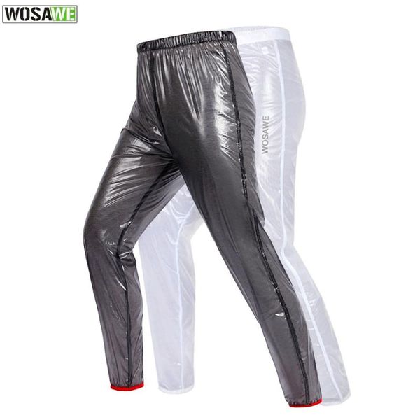 

racing pants wosawe men cycling waterproof windproof women outdoor sports running rain bike downhill trousers, Black;blue