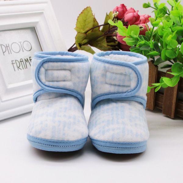 

winter baby warm boots shoes cute boys girls cotton padded boots newborn infant soft warm first walkers toddlers fleece shoes, Black;grey