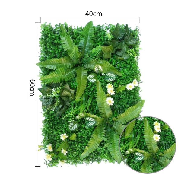 

1 * 40*60cm artificial lawn artificial green grass square plastic lawn plant home wall decoration garden