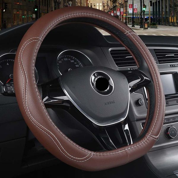 

car steering wheel cover d shape leather for ont grande punto marea palio panda uno