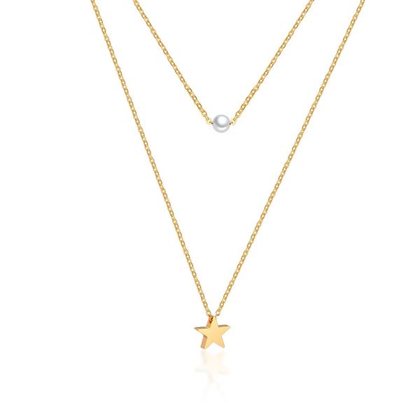 

fashion star pendant necklaces for women frame memory keepsake gifts mother's day jewelry, Silver