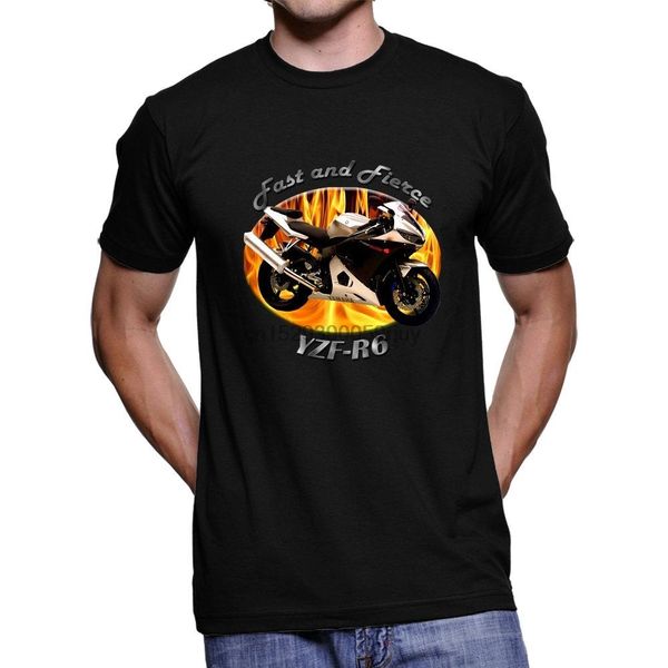 

yzf r6 fast and fierce men dark t shirt