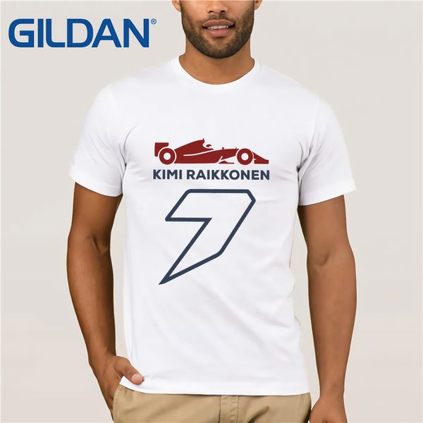 

kimi raikkonen t shirt man normal clothes vintage iceman legend icon racing motor car t-shirt crew neck 100% cotton tee shirt