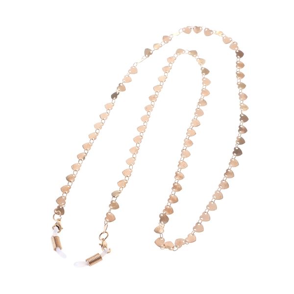 

reading glasses chain fashion sunglasses holder neck strap metal laces necklace, Silver