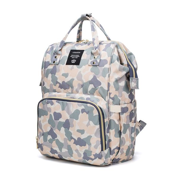 

lequeen multi-function diaper bag cross-border special for micro-explosion waterproof portable backpack fashion mother's bag