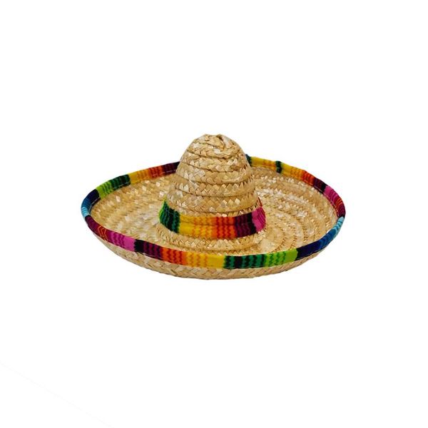 

party hats birthday home mini dog cap durable deskaccessory gift mexican style straw decoration eco-friendly toy