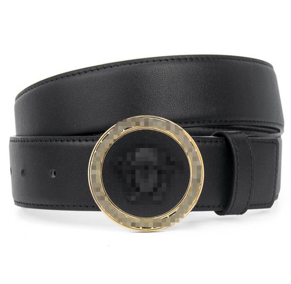 

leather cow leather belt mesa du head fashion leather belt for men and women with box 2080112b, Black;brown