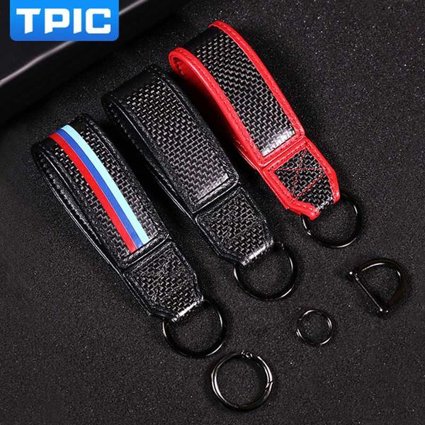 

carbon fiber car key fob holder keyring auto keychain for m sport e90 e60 f30 w204 w211 gla glk mustang accessories, Silver
