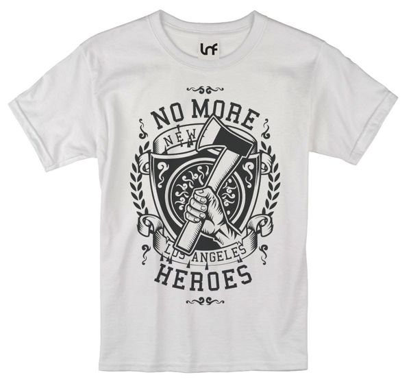 

2019 new summer men fashion exclusive men's t-shirt - no more heroes, los angeles o-neck tee shirts