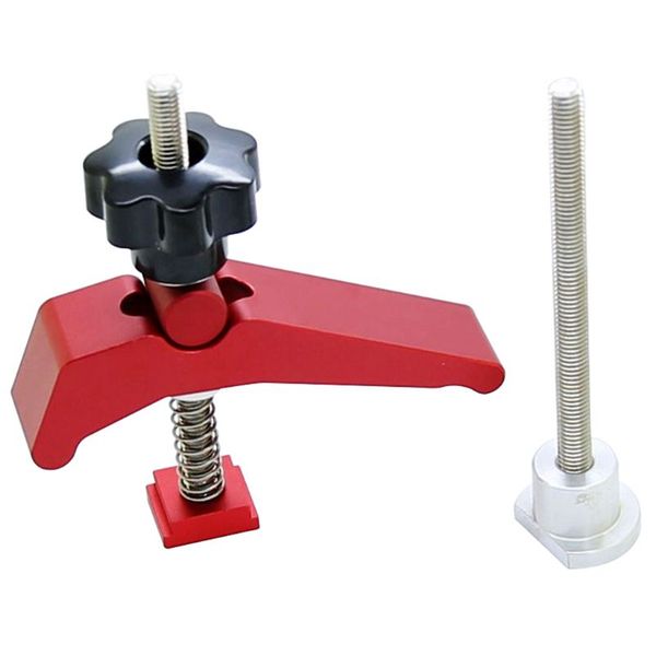 

universal t-track platen woodworking chute holder miter track clamping blocks clamps for woodworking table practical