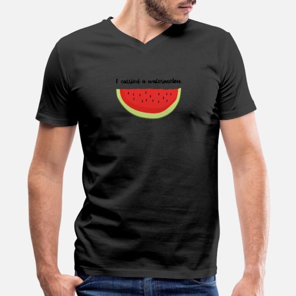 

i carried a watermelon watermelon dance t shirt men printing tee shirt s-3xl vintage sunlight authentic summer style pictures shirt
