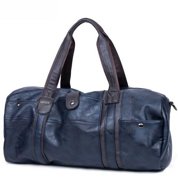 

new- wax leather handbags for men large-capacity portable shoulder bags men's fashion travel bags