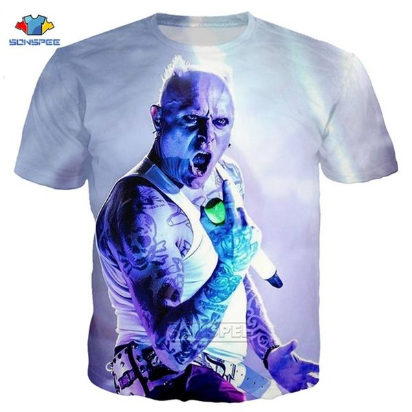 

brand the prodigy singer keith flint 3d print shirts horror hentai hippie men clothing