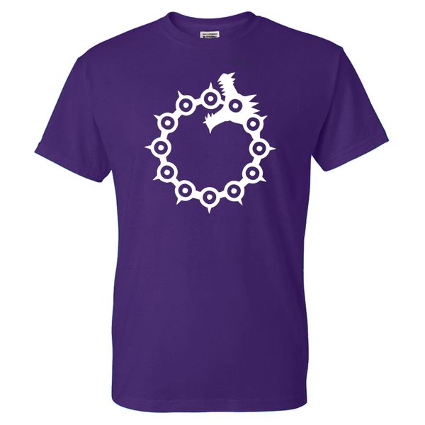 

nanatsu no taizai dragon's sin of wrath logo t-shirt fashion streetwear the seven deadly sins t shirt men women cotton tees