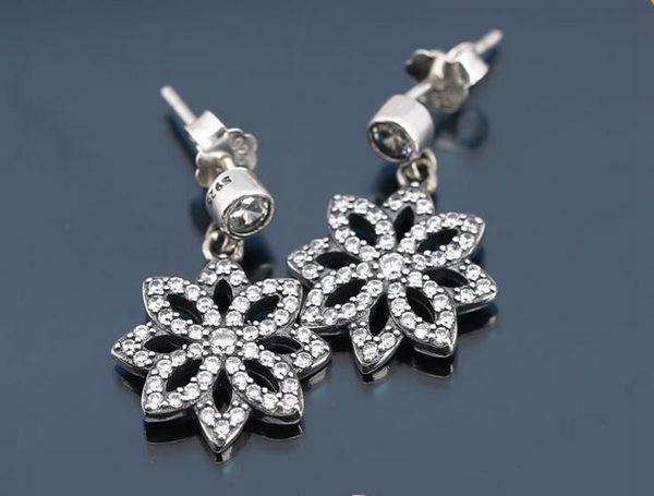 

925 sterling silver ice stud earrings with clear cz fits for pandora charms jewelry diy fashion jewelry for women 1pair /lot 2016 newest, Golden;silver