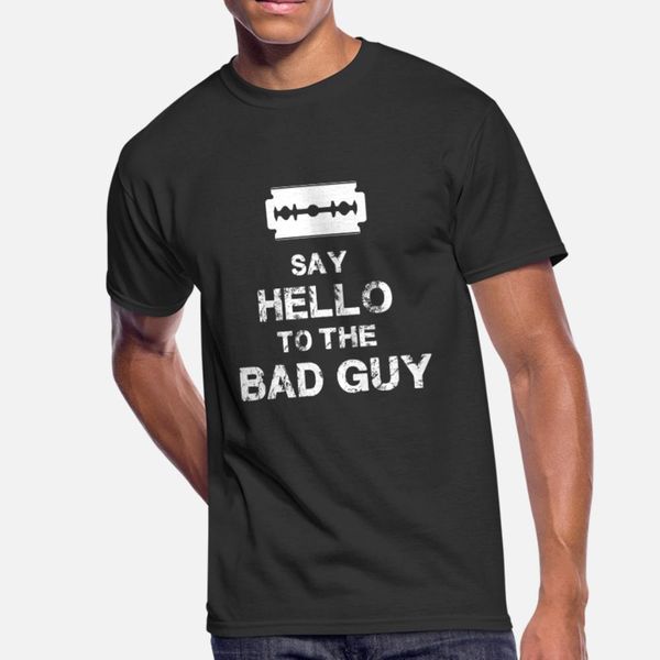 

bad guy t shirt men design 100% cotton o neck vintage graphic humor summer style cool shirt