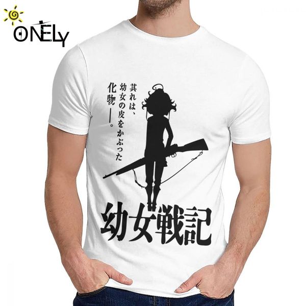 

casual youjo senki t shirt for soft cotton t shirt round collar