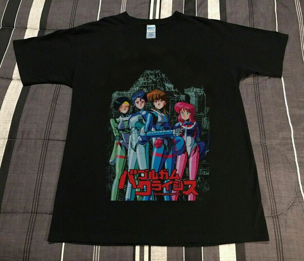 

винтаж! bubblegum crisis аниме япония футболка reprint1 стандарт сша sz