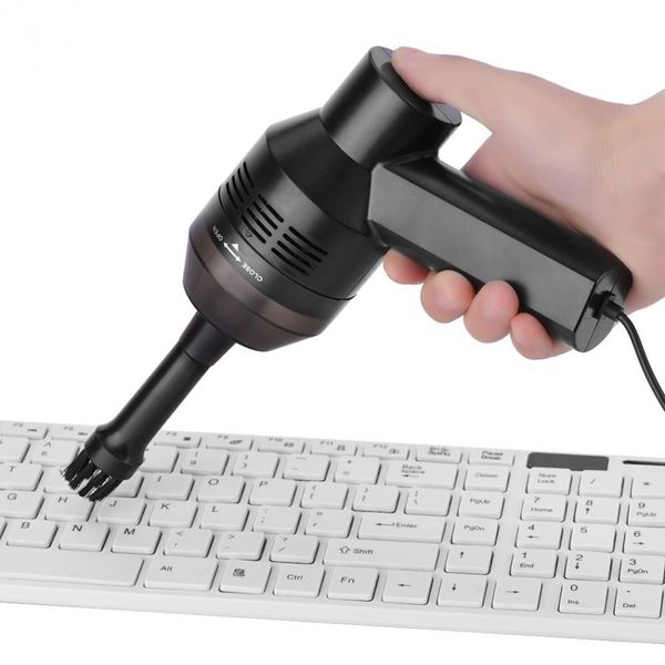 

cgjxsmini usb keyboard vacuum cleaner portable handheld computer keyboard dust collector clean kit for lappc universal