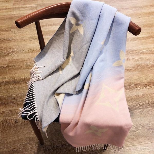 

spring autumn and winter fashion cashmere scarf high-end comfort scarves cashmere shawl wool scarf designer shawl, Blue;gray