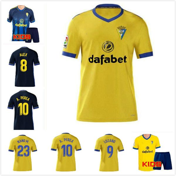 

2020 кадис трикотажные изделия футбола cádiz cf 20 21 lozano alex bodiger хуан кала camiseta ascenso liga santander де футбол рубашки футбол, Black;yellow
