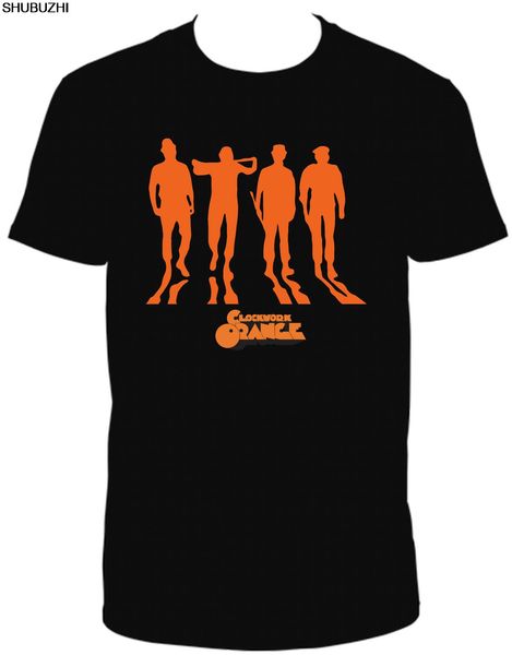 

a clockwork orange black crew neck short sleeve tshirt men cotton summer t-shirt for male