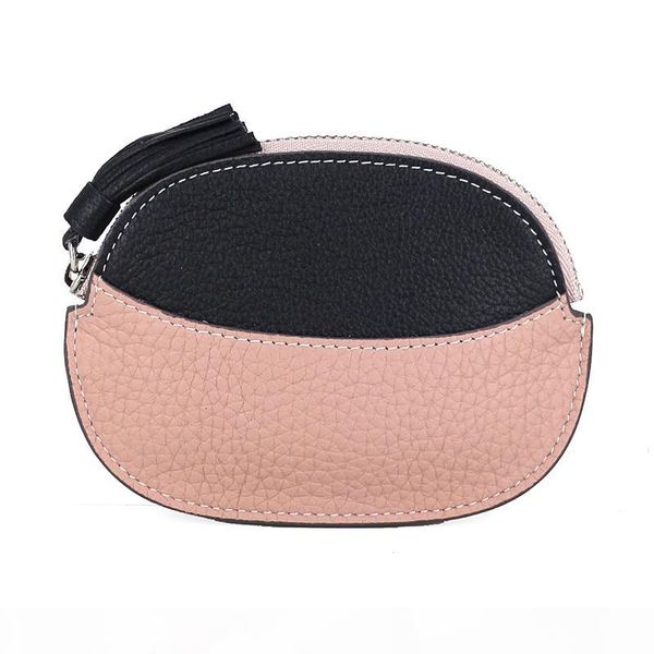 

2020 fashion genuine leather men wallet leisure women wallet leather purse for men card holders wallet c62001, Red;black