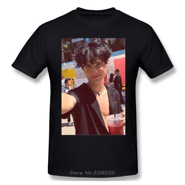 

jaden hossler t shirt popular men's short sleeve t-shirt payton moormeier printed tshirt summer o-neck tshirt cotton tees, White;black