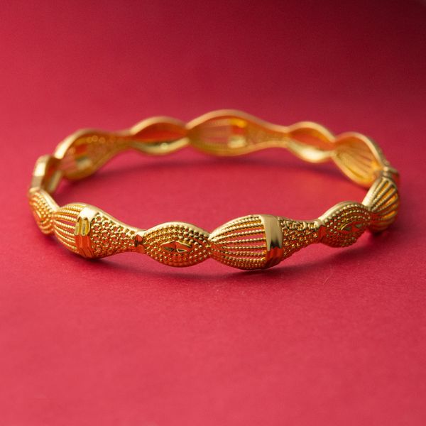 

24K Gold Color Bangles for Women/Girls/Baby/Kids Charm Bracelet Fish Jewelry Child Christmas Gifts