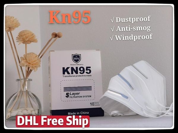 

The stock KN95 mask meets the American standard. The foldable Kn95 mask with a certificate. Five-layer filter. PM2.5 disposable mask (1pc/pa