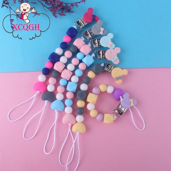 

beaded pacifier teething beads feeding strap leash holder xcqgh dummy silicone chain clip baby jdwtp