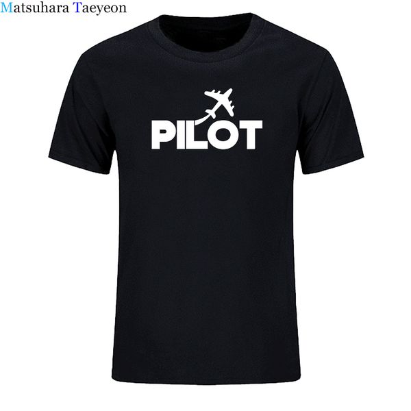

pilot letter printed t shirt men summer short sleeve cotton plane driver brands t-shirts mens clothing camisetas tee shirt