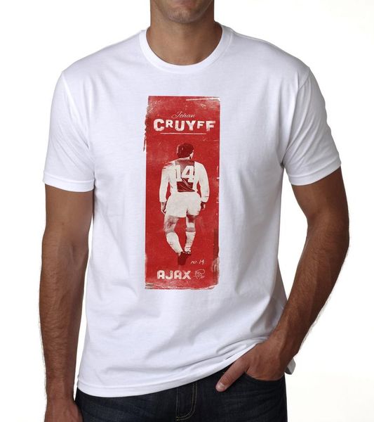 

johan cruyff t-shirt holland football soccer legend tee selling fitness clothing male print tee shirt homme