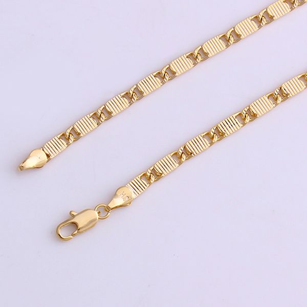 

new 4mm copper necklace chain fashion jewelry men&women, Silver