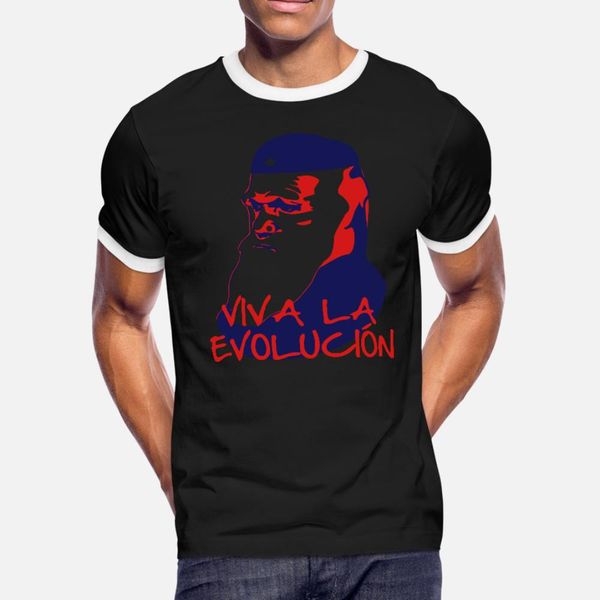 

viva la evolucion charles darwin t shirt men famous cotton euro size s-3xl natural famous casual spring autumn original shirt