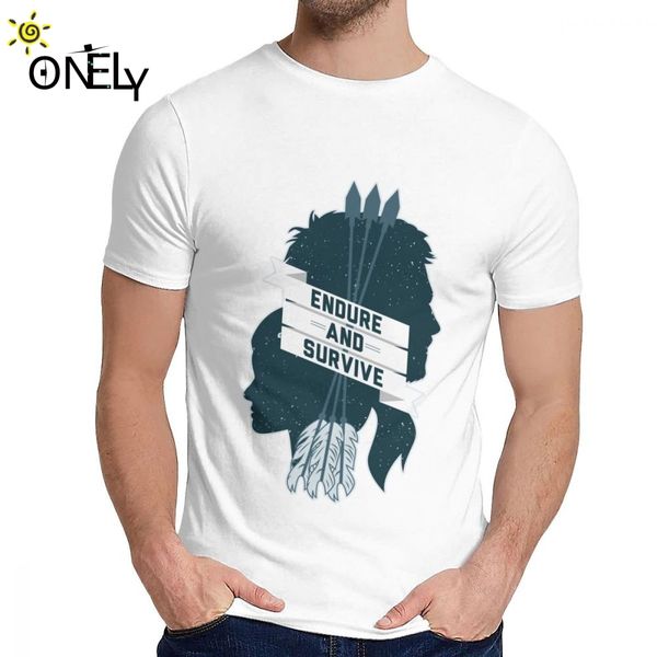 

комфортная терпите и выжить последний из нас футболки man hip hop nice моды o-образным вырезом top tee