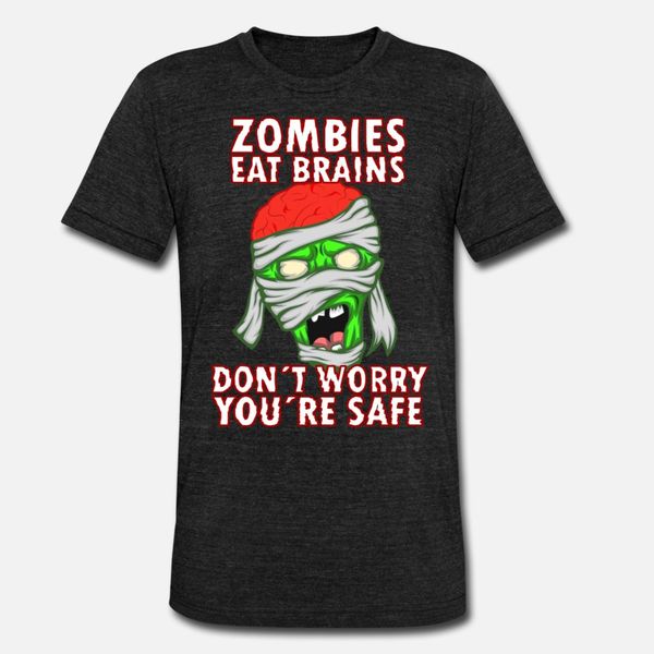 

зомби ужасы триллер забавный жуткий монстр футболка мужчины customize tee shirt crew neck solid color graphic повседневный spring trend shir